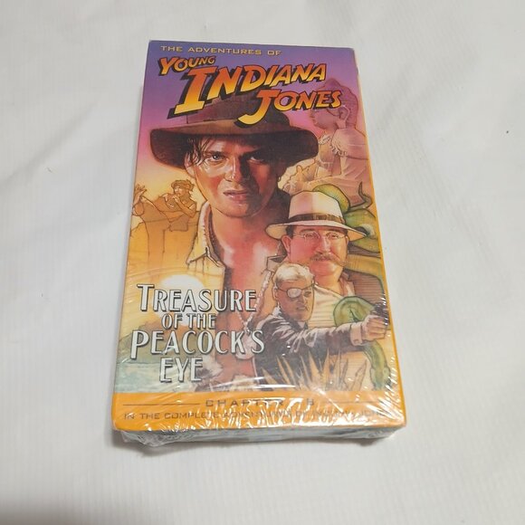 Adventures of Young Indiana Jones Treasure of the Peacock's Eye VHS New Sealed - Picture 1 of 4
